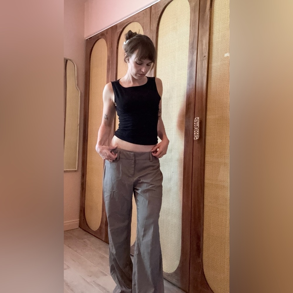 Y2K Vintage office siren trousers